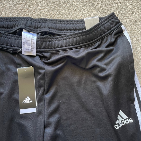 Adidas track suit black 2xl zip up jacket and black XL pants NEW never worn. - Picture 6 of 6